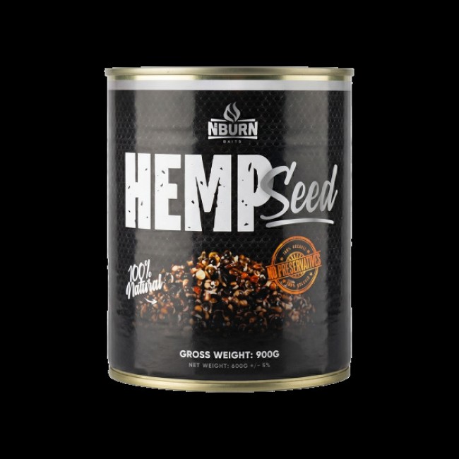 Консерва коноп Hemp Natural Seeds – N-Burn Baits | TRIBAL-FISHING.com