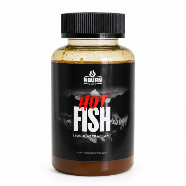 Течен атрактор HOT FISH LIQUID – N-Burn Baits | TRIBAL-FISHING.com
