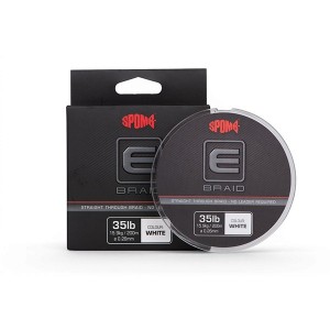 Плетено влакно Spomb E Braid 0.26mm 35lb 200m White