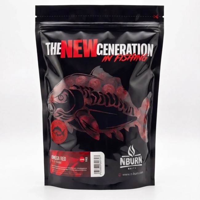 Протеинови топчета за захранване BASELINE OMEGA RED 20mm 1kg – N-Burn Baits | TRIBAL-FISHING.com