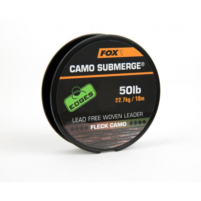 Безоловен ледкор Fox EDGES™ Submerge Camo Leader 50lb | TRIBAL-FISHING.com Безоловен ледкор Fox EDGES™ Submerge Camo Leader 50lb | TRIBAL-FISHING.com