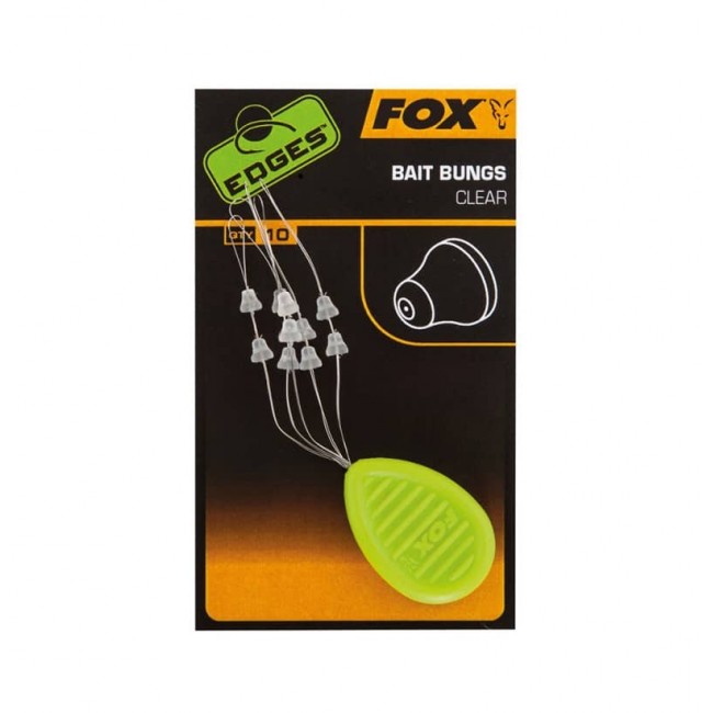 Стопери за стръв Fox Edges Bait Bungs x 10 | TRIBAL-FISHING.com Стопери за стръв Fox Edges Bait Bungs x 10 | TRIBAL-FISHING.com