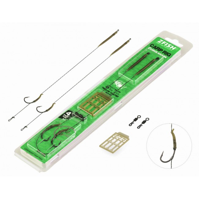 Zfish Curve Shank Carp rig - готов шаранджийски монтаж | TRIBAL-FISHING.com Zfish Curve Shank Carp rig - готов шаранджийски монтаж | TRIBAL-FISHING.com