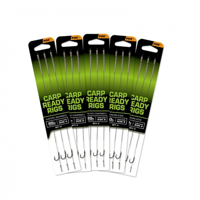 Готови монтажи Fox Carp Ready Rigs x3 Wide Gape | TRIBAL-FISHING.com