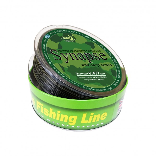 Монофилно основно влакно KATRAN SYNAPSE WILD CARP CAMO | TRIBAL-FISHING.com Монофилно основно влакно KATRAN SYNAPSE WILD CARP CAMO | TRIBAL-FISHING.com