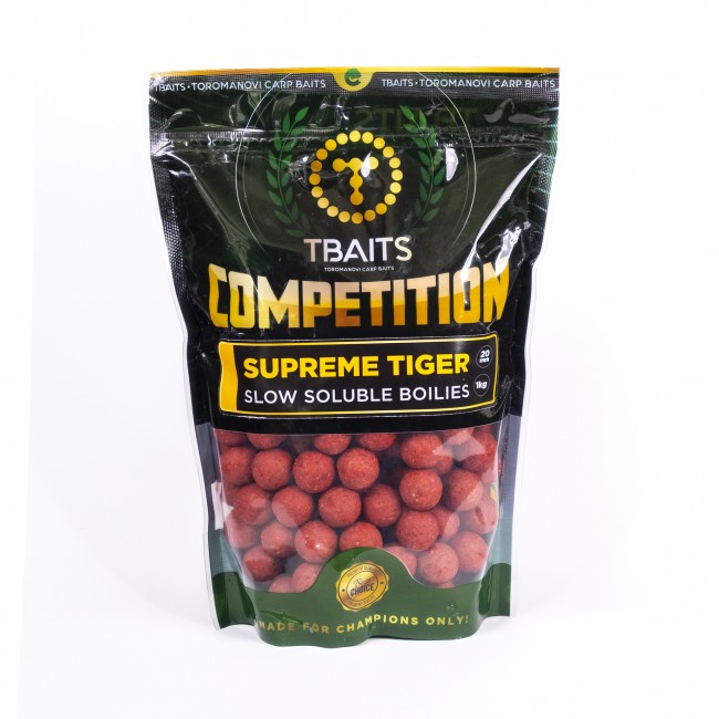 Протеинови топчета T-BAITS SUPREME TIGER 20mm, 1kg | TRIBAL-FISHING.com Протеинови топчета T-BAITS SUPREME TIGER 20mm, 1kg | TRIBAL-FISHING.com