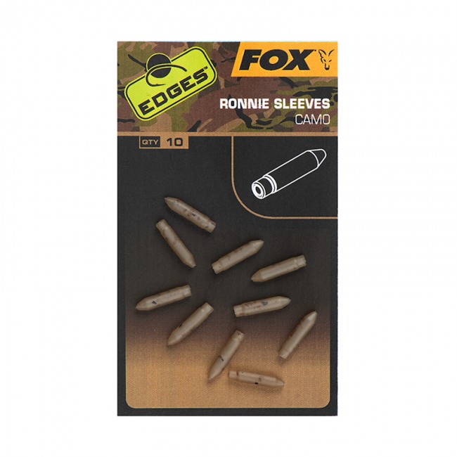 Шлаух за Ronnie Rig FOX EDGES™ Camo Ronnie Sleeves x10 | TRIBAL-FISHING.com Шлаух за Ronnie Rig FOX EDGES™ Camo Ronnie Sleeves x10 | TRIBAL-FISHING.com