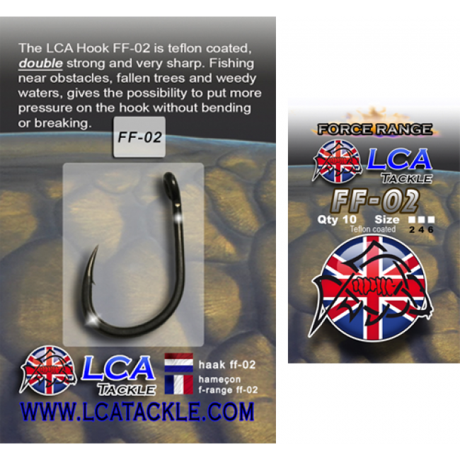 Куки LCA Force Range FF-02, 10 броя | TRIBAL-FISHING.com