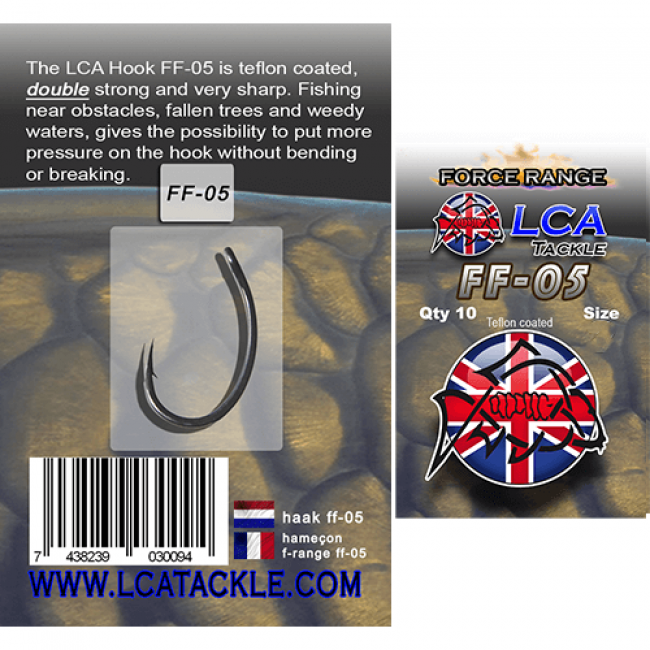 Куки LCA Force Range FF-05, 10 броя | TRIBAL-FISHING.com Куки LCA Force Range FF-05, 10 броя | TRIBAL-FISHING.com