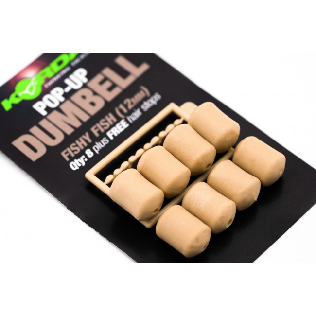 Ароматизирани дъмбели Korda POP UP Dumbell - Fishy Fish | TRIBAL-FISHING.com