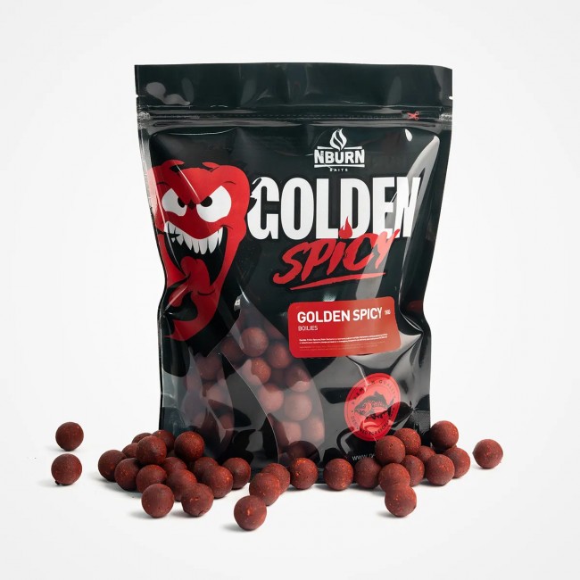 Протеинови топчета GOLDEN SPICY 1KG – N-Burn Baits | TRIBAL-FISHING.com
