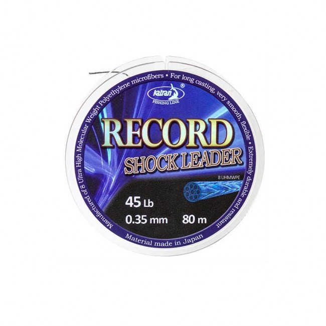 Плетен шок лидер KATRAN RECORD, 80 m | TRIBAL-FISHING.com Плетен шок лидер KATRAN RECORD, 80 m | TRIBAL-FISHING.com