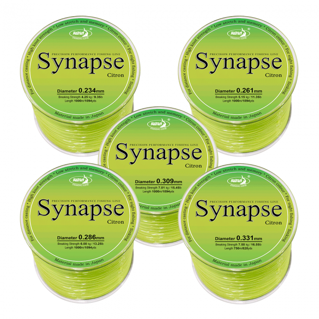 Монофилно основно влакно KATRAN SYNAPSE CITRON | TRIBAL-FISHING.com Монофилно основно влакно KATRAN SYNAPSE CITRON | TRIBAL-FISHING.com