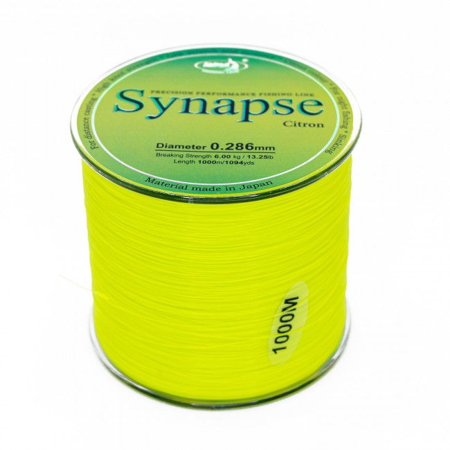 Монофилно основно влакно KATRAN SYNAPSE CITRON | TRIBAL-FISHING.com Монофилно основно влакно KATRAN SYNAPSE CITRON | TRIBAL-FISHING.com