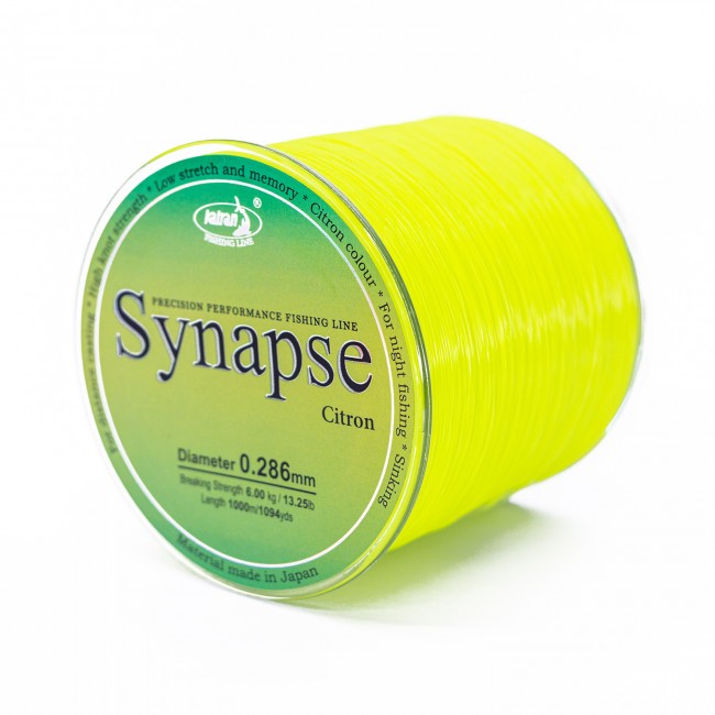 Монофилно основно влакно KATRAN SYNAPSE CITRON | TRIBAL-FISHING.com Монофилно основно влакно KATRAN SYNAPSE CITRON | TRIBAL-FISHING.com