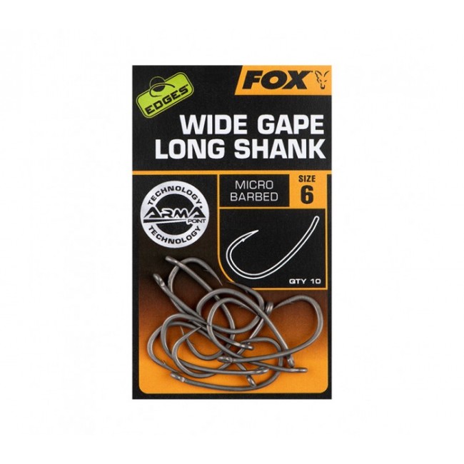 Куки FOX EDGES™ Wide Gape Long Shank | TRIBAL-FISHING.com Куки FOX EDGES™ Wide Gape Long Shank | TRIBAL-FISHING.com