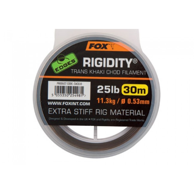 FOX EDGES™ Rigidity® - Trans Khaki 30lb/0.57mm | TRIBAL-FISHING.com FOX EDGES™ Rigidity® - Trans Khaki 30lb/0.57mm | TRIBAL-FISHING.com