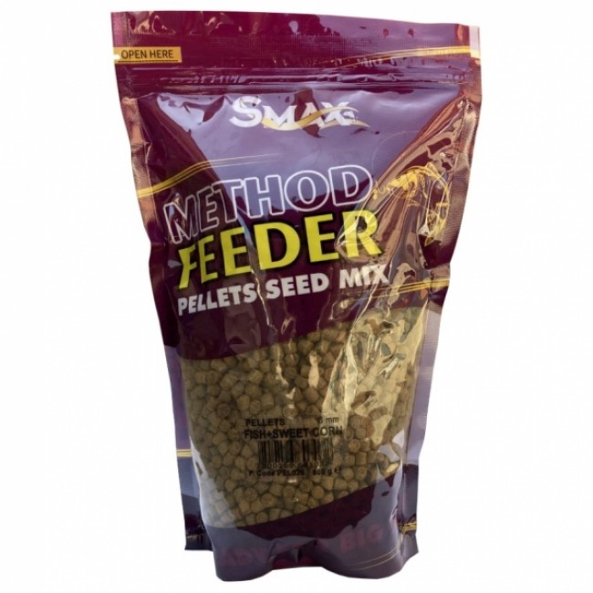 Пелети Smax Method Feeder Pellets Seed Mix 6mm | TRIBAL-FISHING.com
