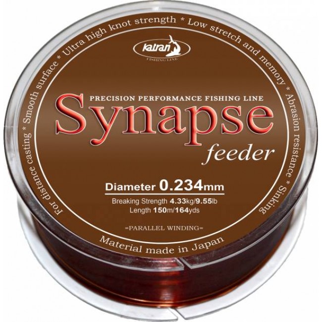 Монофилно основно влакно KATRAN SYNAPSE Feeder, 150 m | TRIBAL-FISHING.com Монофилно основно влакно KATRAN SYNAPSE Feeder, 150 m | TRIBAL-FISHING.com