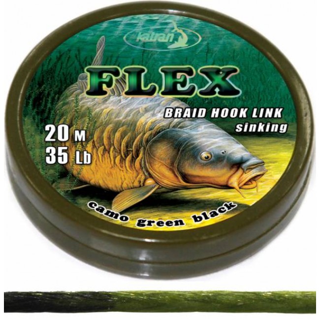 Плетено влакно без покритие KATRAN FLEX, 20 m | TRIBAL-FISHING.com