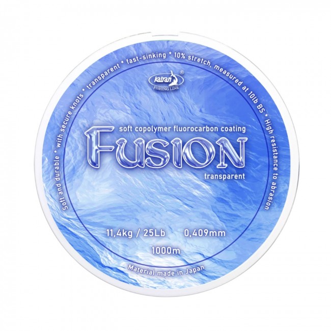 Основно влакно KATRAN FUSION Fluorocarbon coated mainline 1000m | TRIBAL-FISHING.com