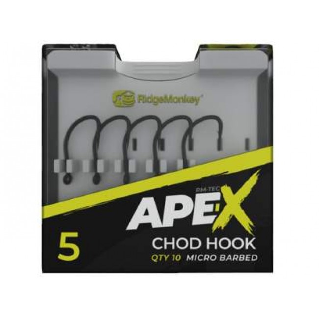 RidgeMonkey Ape-X Chod Hooks | TRIBAL-FISHING.com
