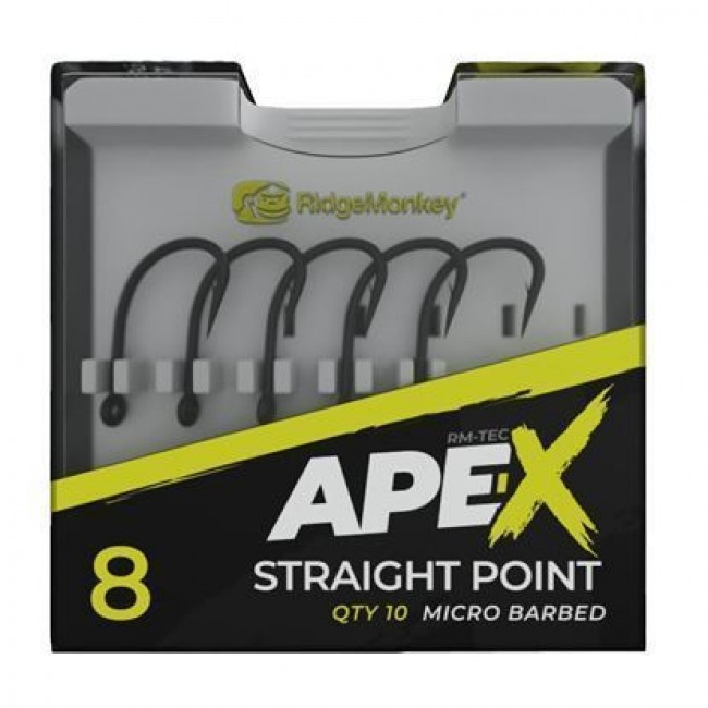 RIDGEMONKEY APE-X STRAIGHT POINT BARBED | TRIBAL-FISHING.com