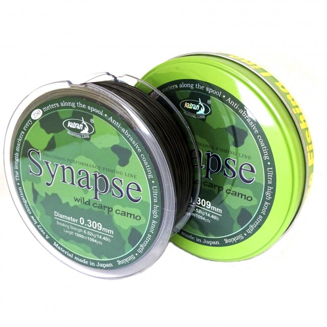 Монофилно основно влакно KATRAN SYNAPSE WILD CARP CAMO | TRIBAL-FISHING.com Монофилно основно влакно KATRAN SYNAPSE WILD CARP CAMO | TRIBAL-FISHING.com
