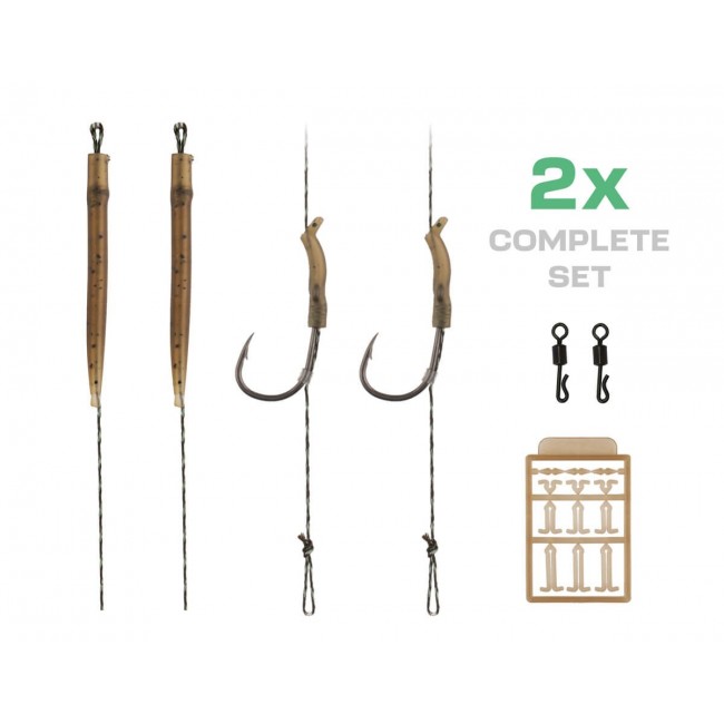 Zfish Wide Gape rig - готов монтаж за шаран | TRIBAL-FISHING.com
