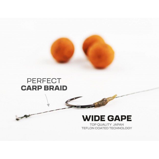 Zfish Wide Gape rig - готов монтаж за шаран | TRIBAL-FISHING.com